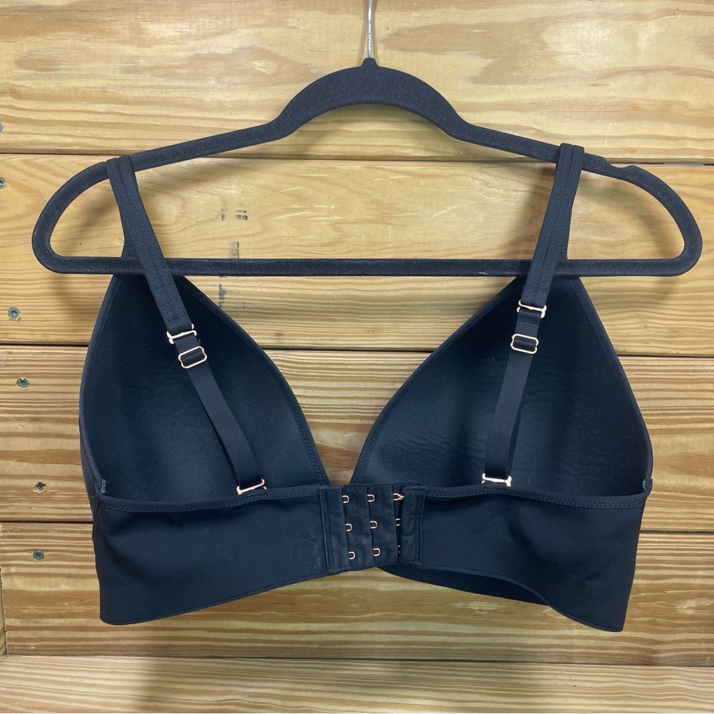 Aerie Womens 38DD Bra Real Me Wireless Black Adjustable Bra - Picture 2 of 6